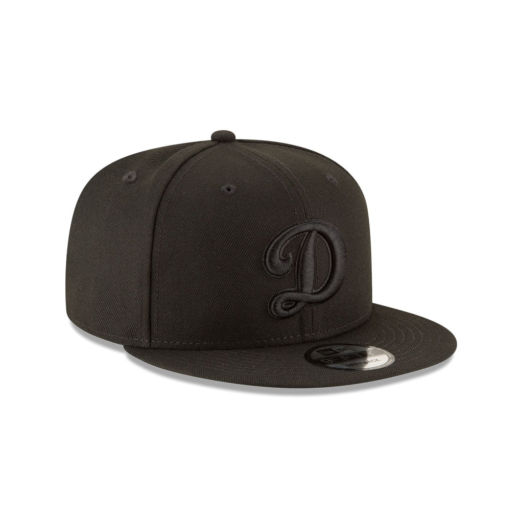Los Angeles Dodgers Basic All Black 9FIFTY Snapback Hat