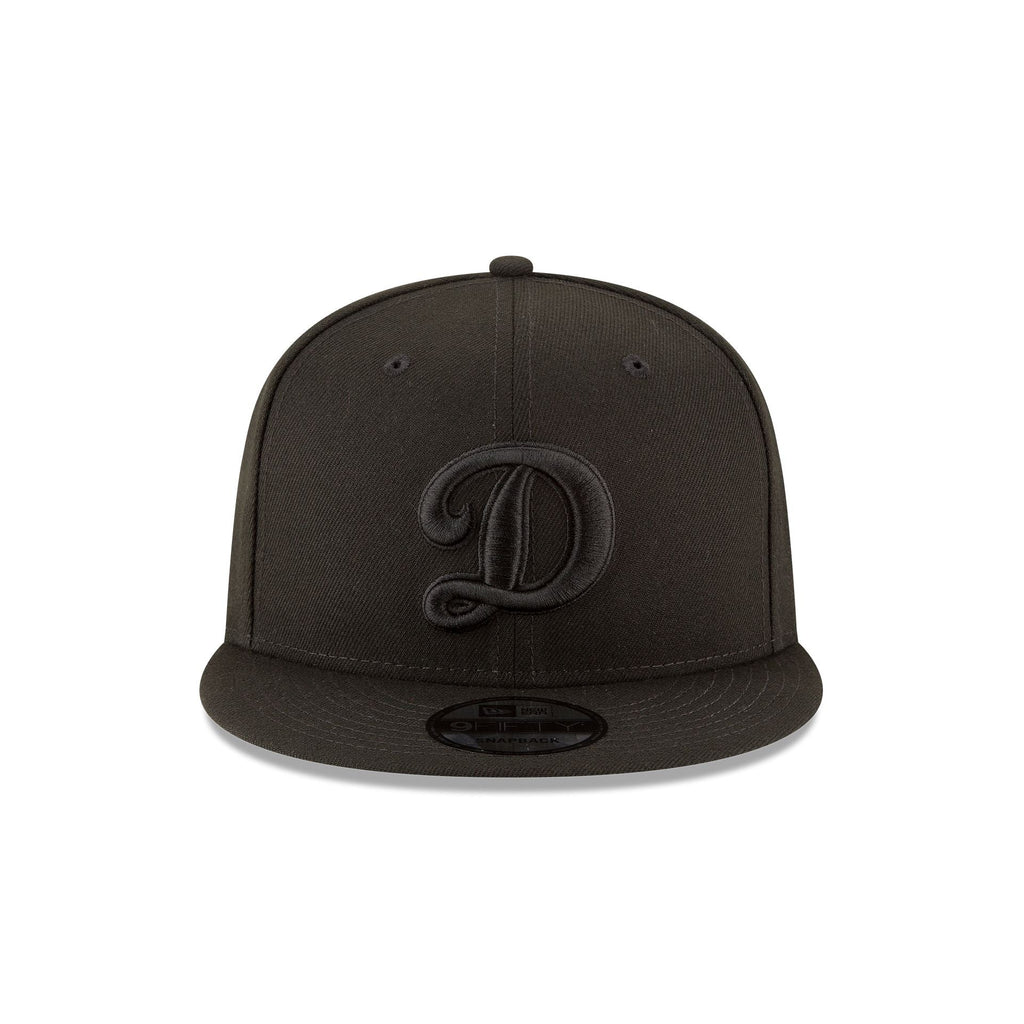 Los Angeles Dodgers Basic All Black 9FIFTY Snapback Hat