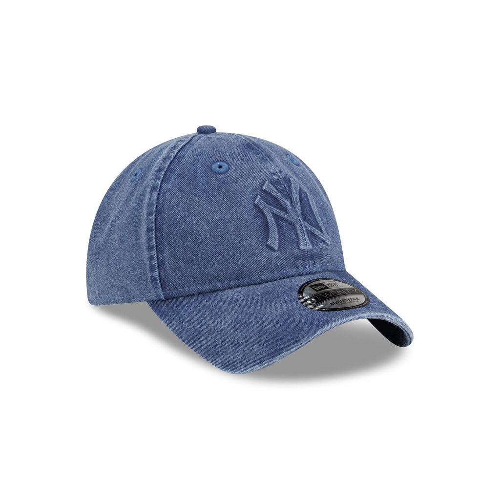 New York Yankees Embossed Logo Navy 9TWENTY Adjustable Hat
