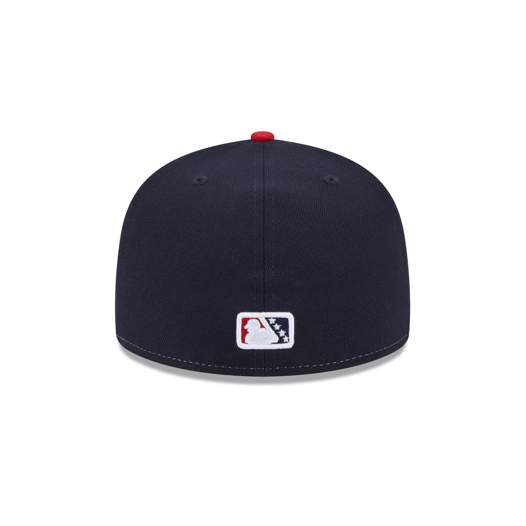 Myrtle Beach Pelicans Theme Night Navy Sidepatch 59FIFTY Fitted Hat