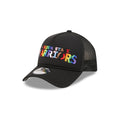 Golden State Warriors Rainbow Wordmark 9FORTY A-Frame Trucker Hat