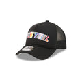 New York Knicks Rainbow Wordmark 9FORTY A-Frame Trucker Hat