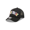 New York Yankees Rainbow Wordmark 9FORTY A-Frame Trucker Hat