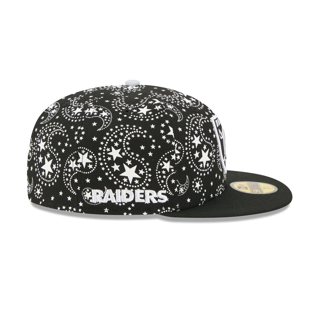 Las Vegas Raiders Star Studded 59FIFTY Fitted Hat