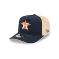 Houston Astros Grained 9FIFTY A-Frame Snapback Hat