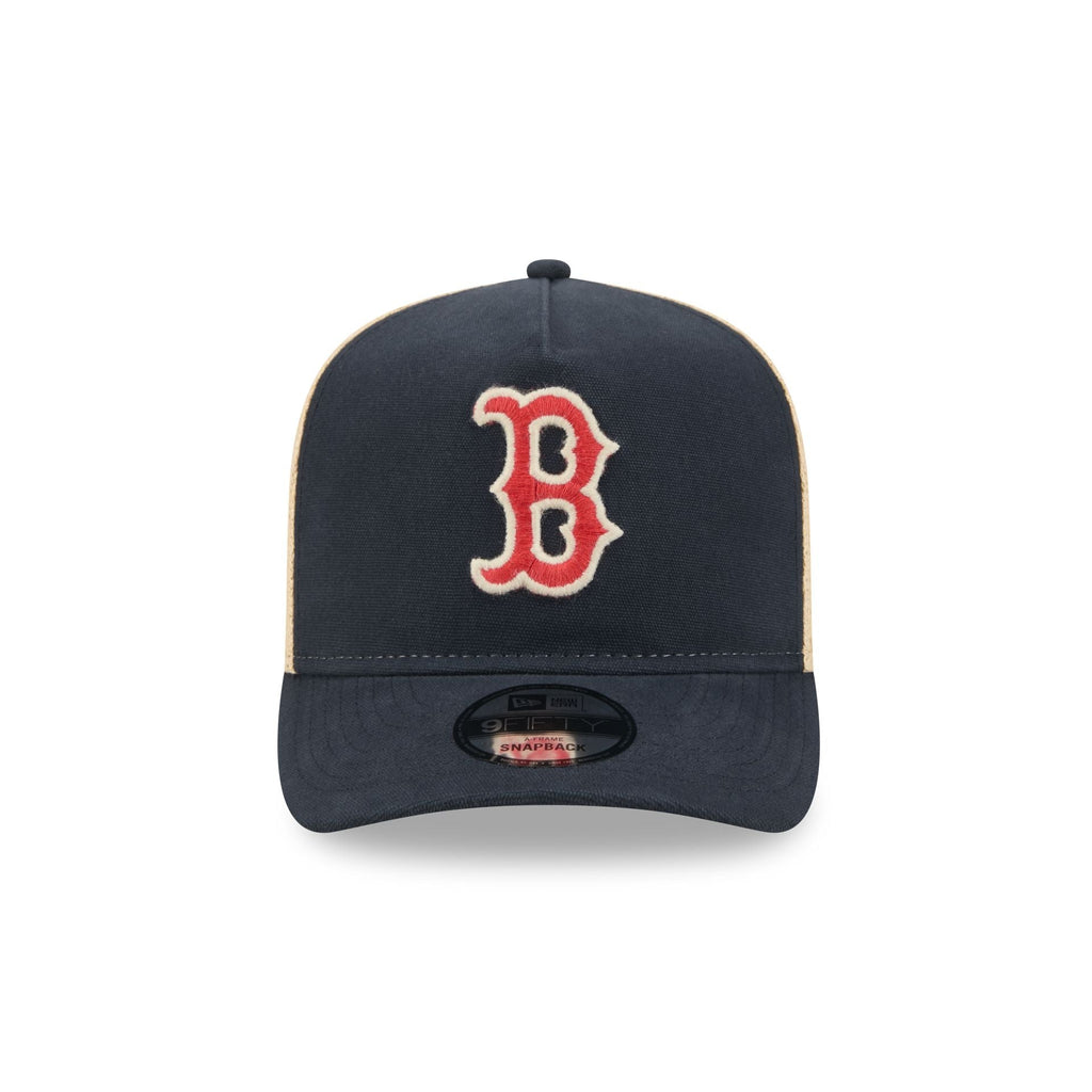 Boston Red Sox Grained 9FIFTY A-Frame Snapback Hat
