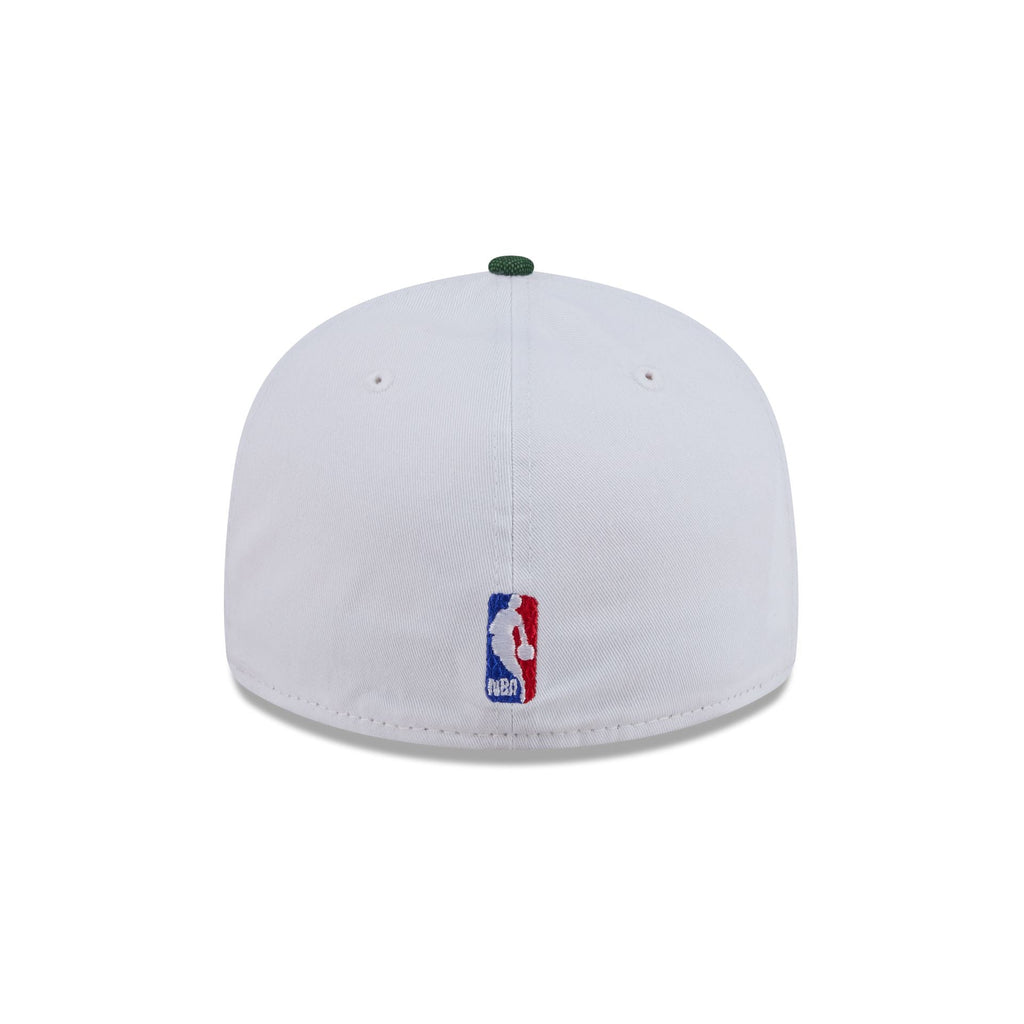 Boston Celtics Hardwood Classics Diamond Stitch White 59FIFTY Fitted Hat