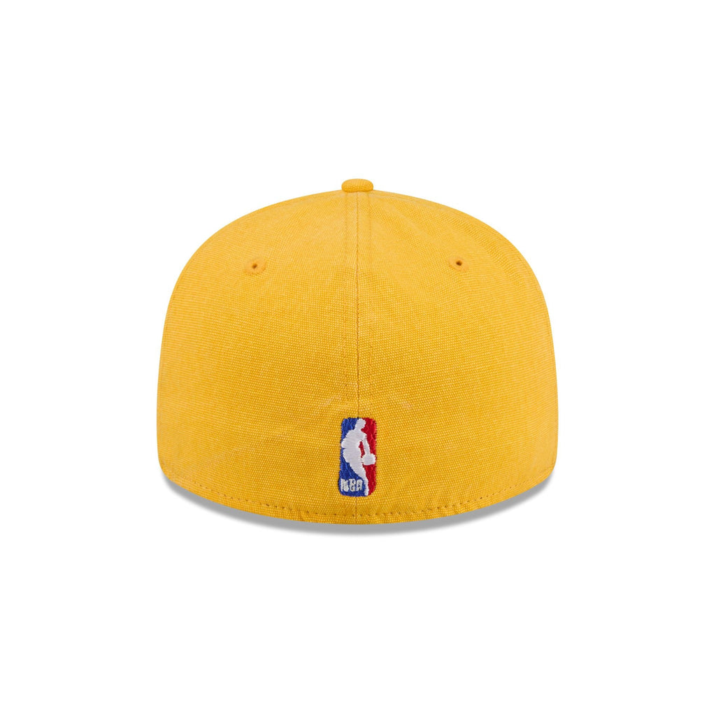 Los Angeles Lakers Hardwood Classics Diamond Stitch Yellow 59FIFTY Fitted Hat