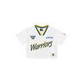 Golden State Warriors Sport Classics Women's Cropped White T-Shirt