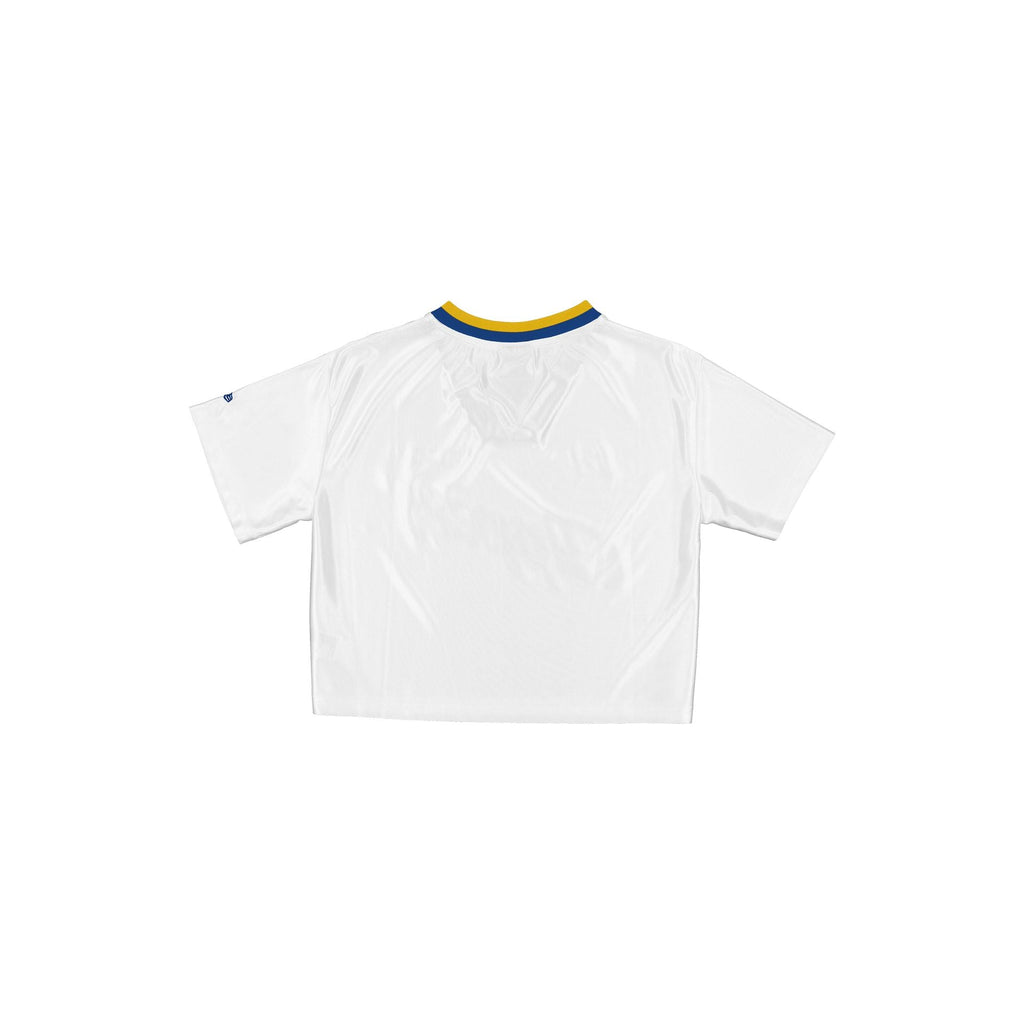 Golden State Warriors Sport Classics Women's Cropped White T-Shirt