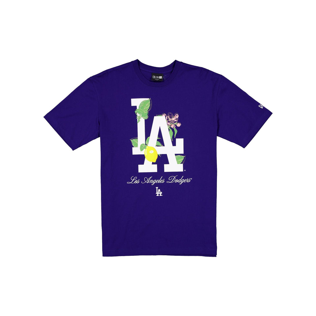 Los Angeles Dodgers Lifestyle Graphics Floral Embroidery T-Shirt