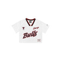 Chicago Bulls Sport Classics Women's Cropped White T-Shirt