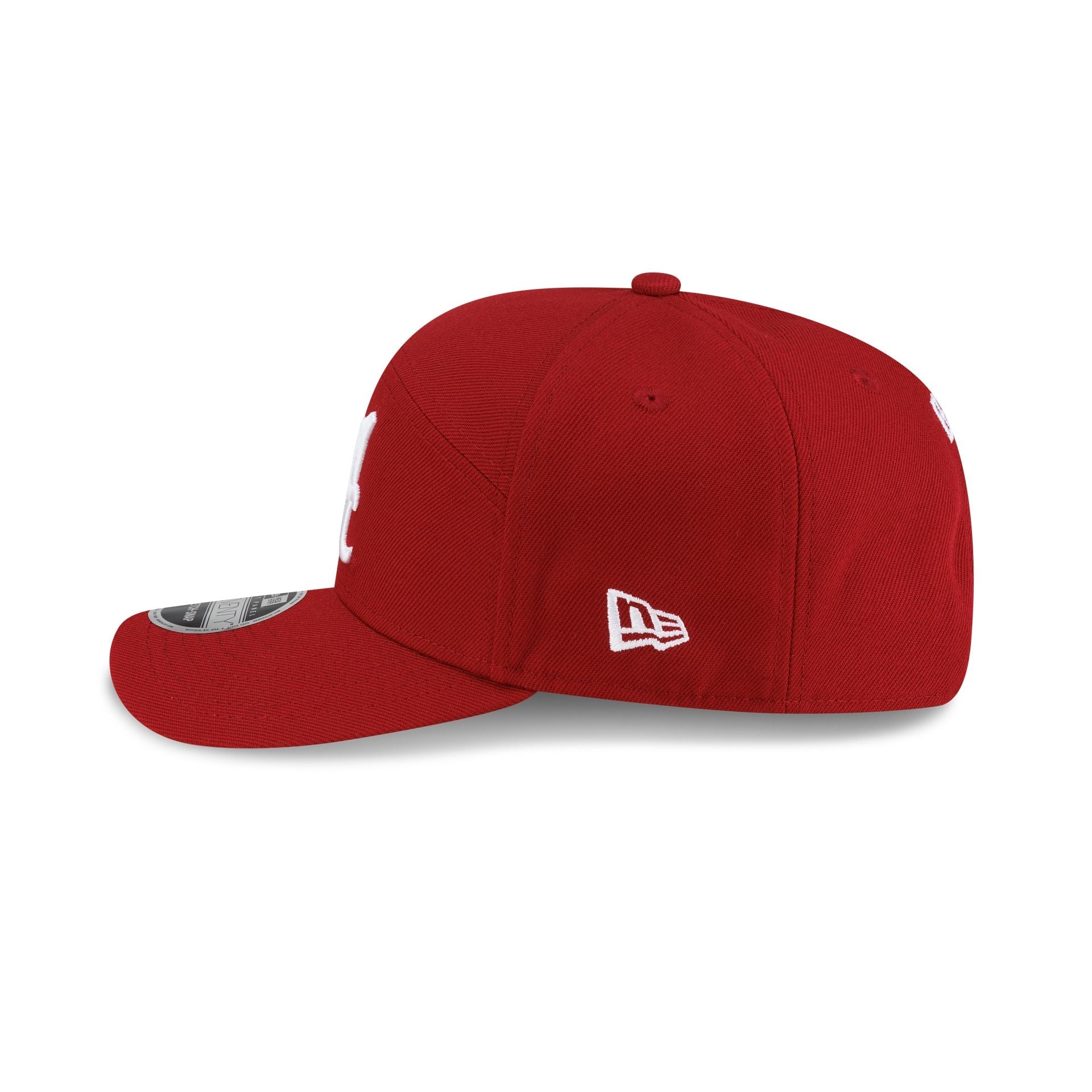 Alabama Crimson Tide Poly Split Panel 9SEVENTY Stretch-Snap Hat