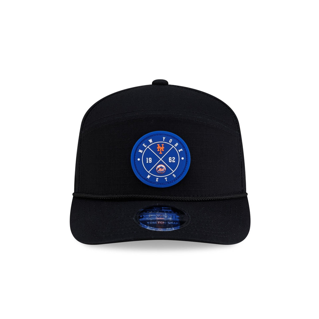 New York Mets Cotton Ripstop Split Panel 9SEVENTY Stretch-Snap Hat