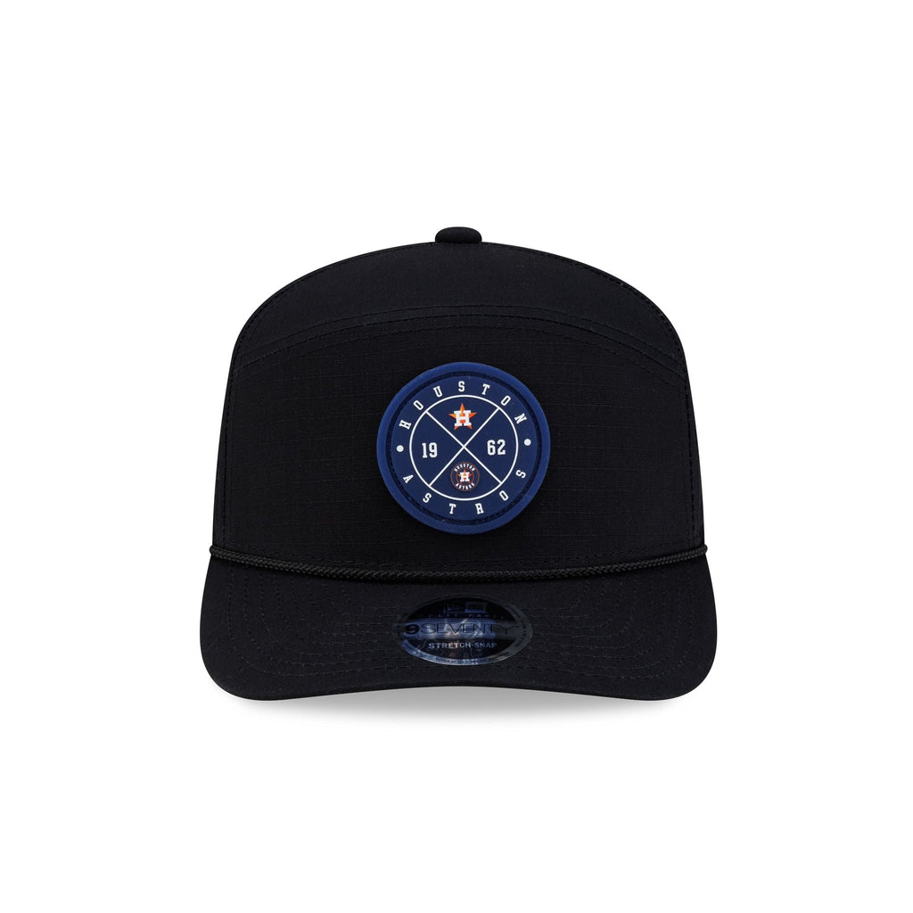 Houston Astros Cotton Ripstop Split Panel 9SEVENTY Stretch-Snap Hat