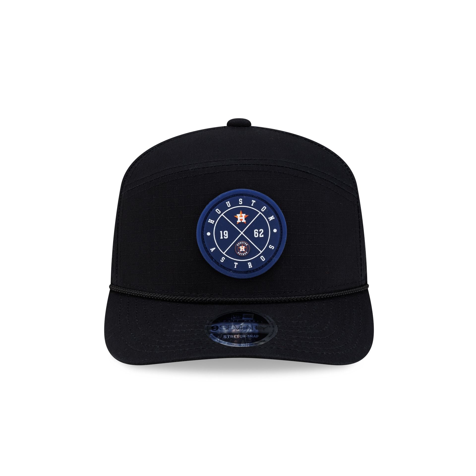 Houston Astros Cotton Ripstop Split Panel 9SEVENTY Stretch-Snap Hat