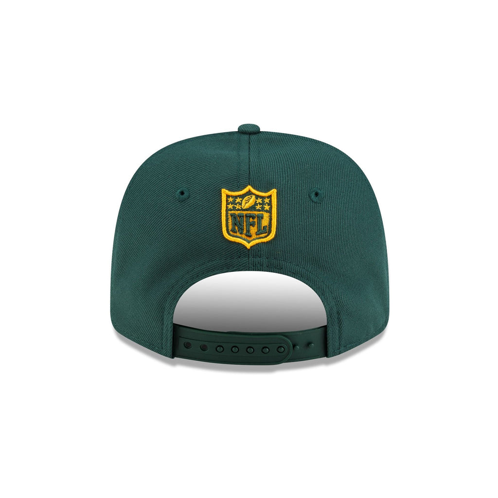 Green Bay Packers Poly Split Panel 9SEVENTY Stretch-Snap Hat
