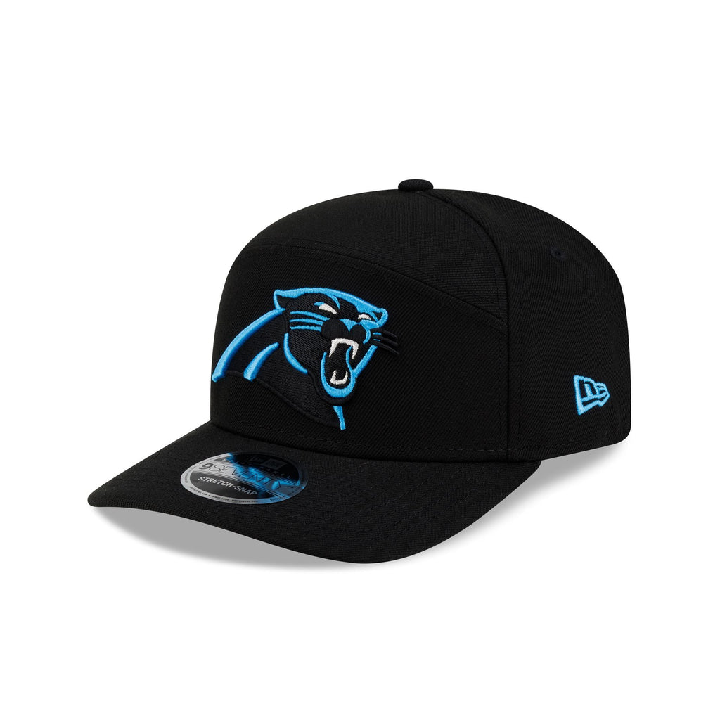 Carolina Panthers Poly Split Panel 9SEVENTY Stretch-Snap Hat