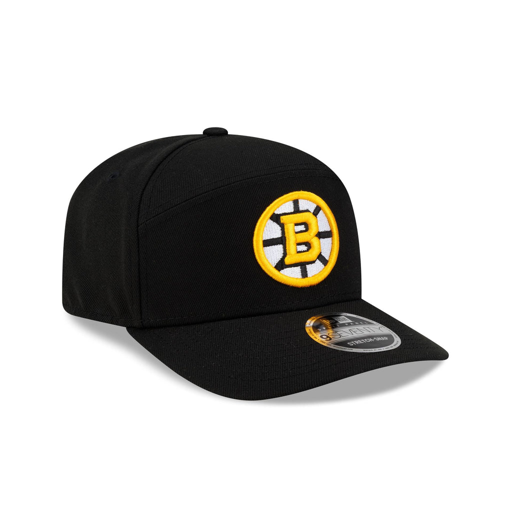 Boston Bruins Poly Split Panel 9SEVENTY Stretch-Snap Hat