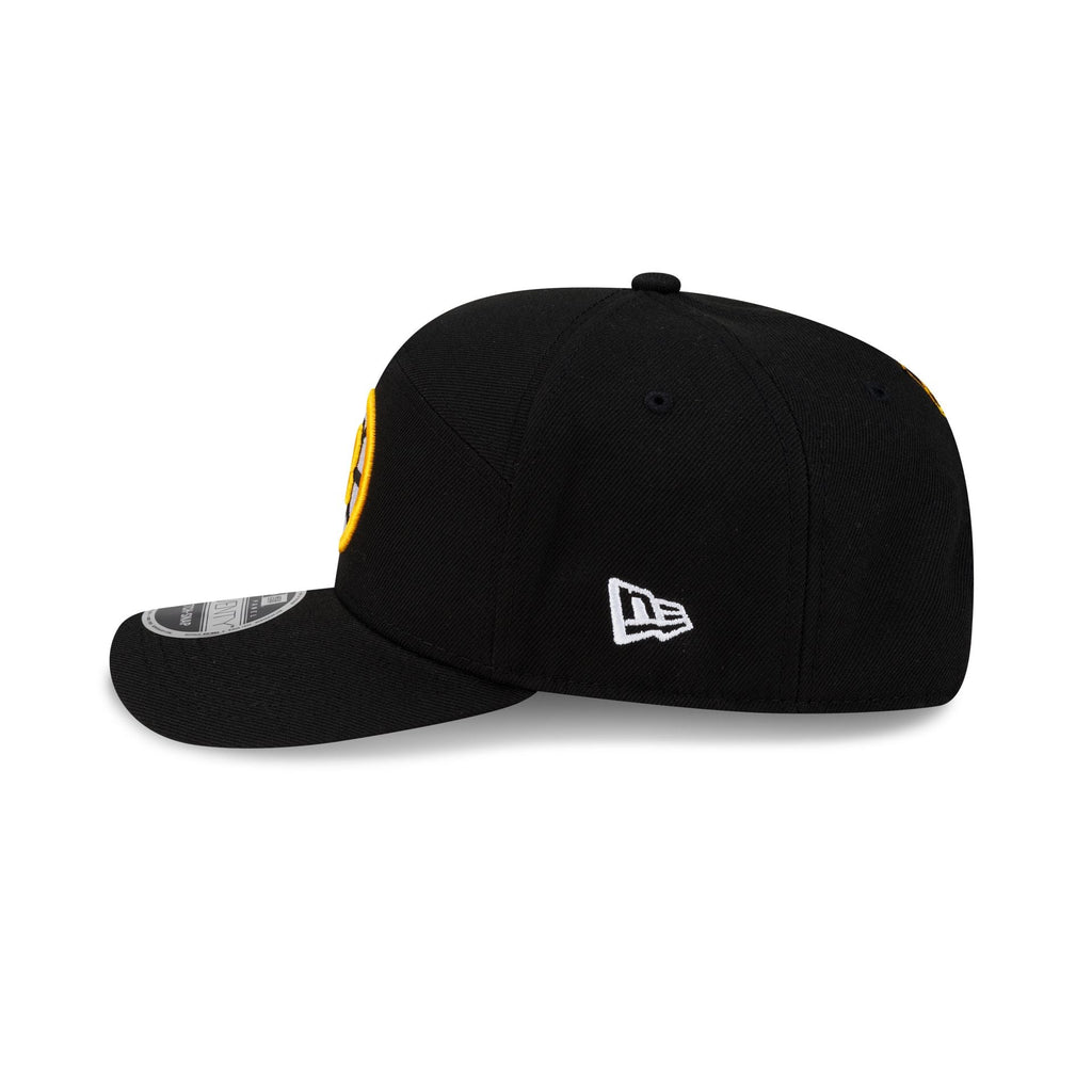 Boston Bruins Poly Split Panel 9SEVENTY Stretch-Snap Hat