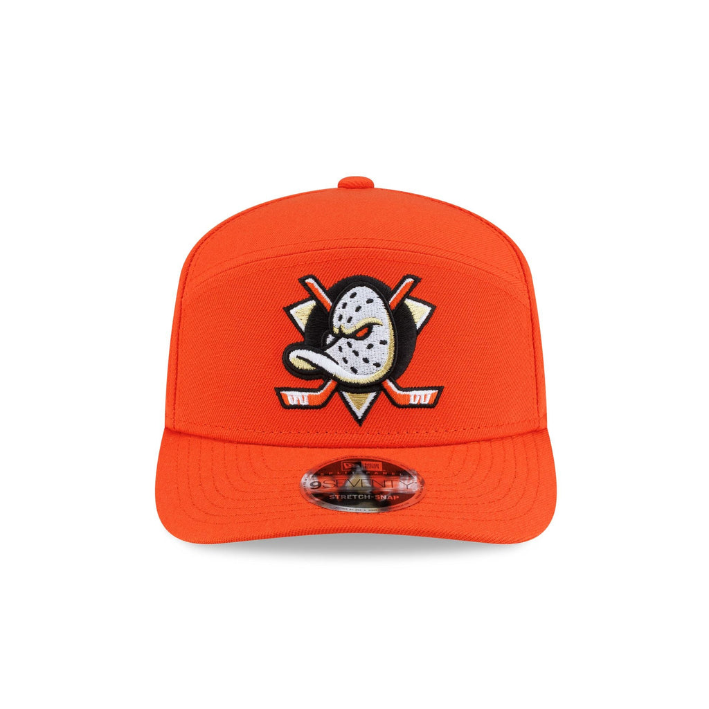 Anaheim Ducks Poly Split Panel 9SEVENTY Stretch-Snap Hat
