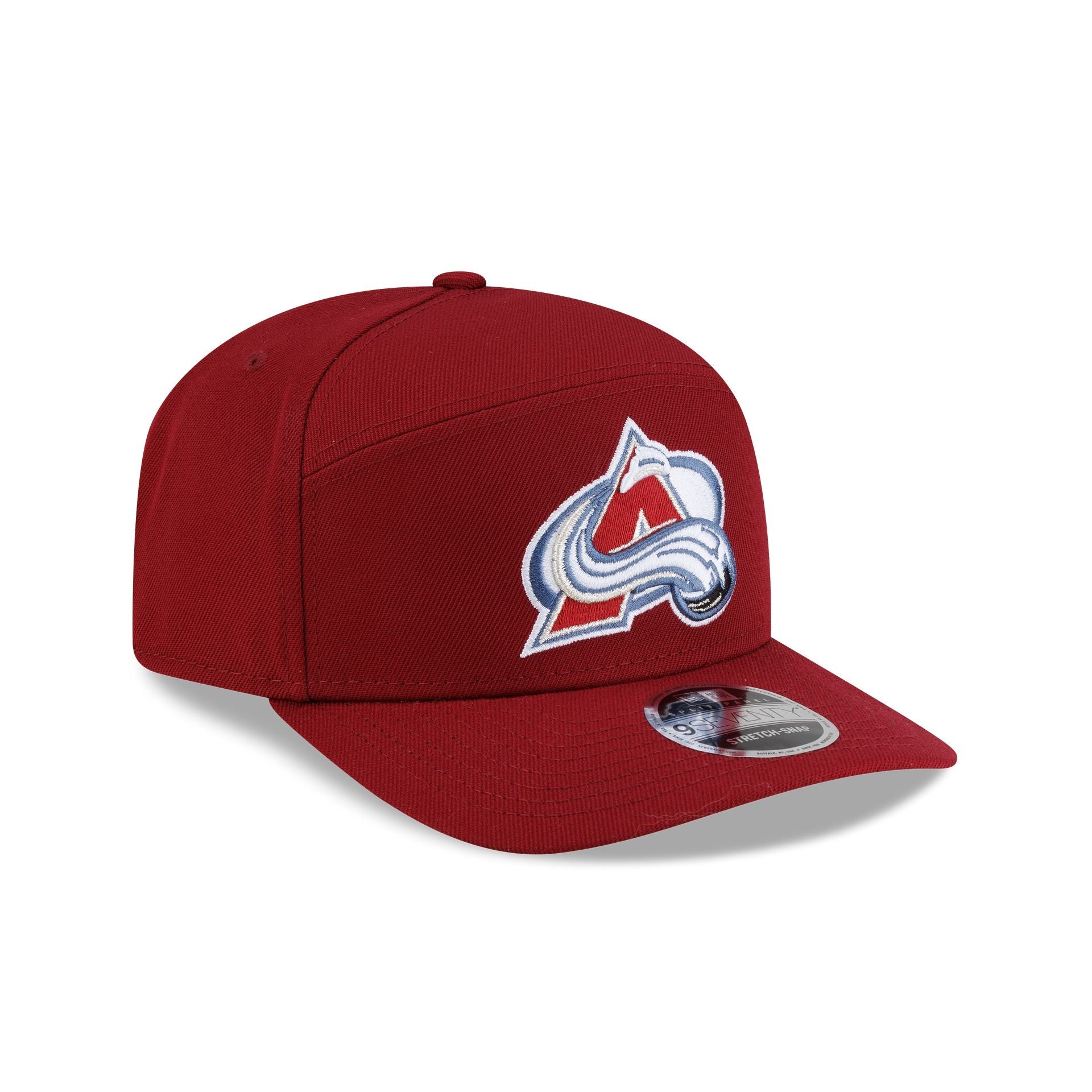 Colorado Avalanche Poly Split Panel 9SEVENTY Stretch-Snap Hat