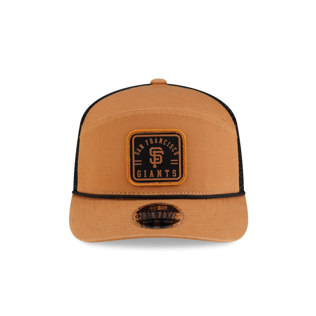 San Francisco Giants Light Bronze Split Panel 9SEVENTY Trucker Hat
