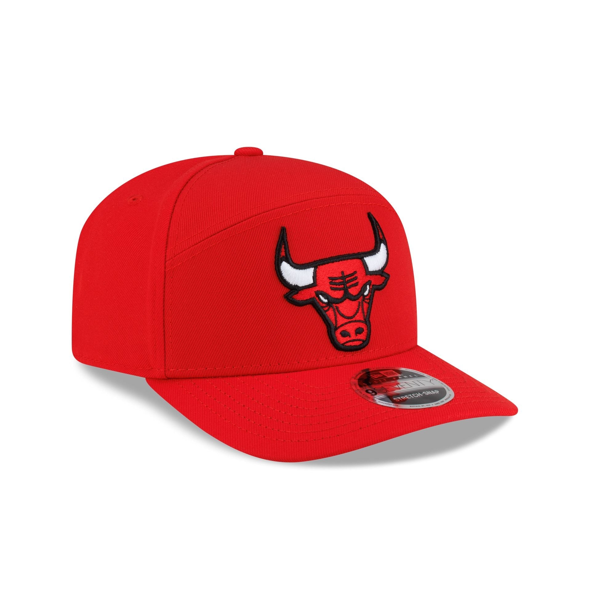 Chicago Bulls Poly Split Panel 9SEVENTY Stretch-Snap Hat