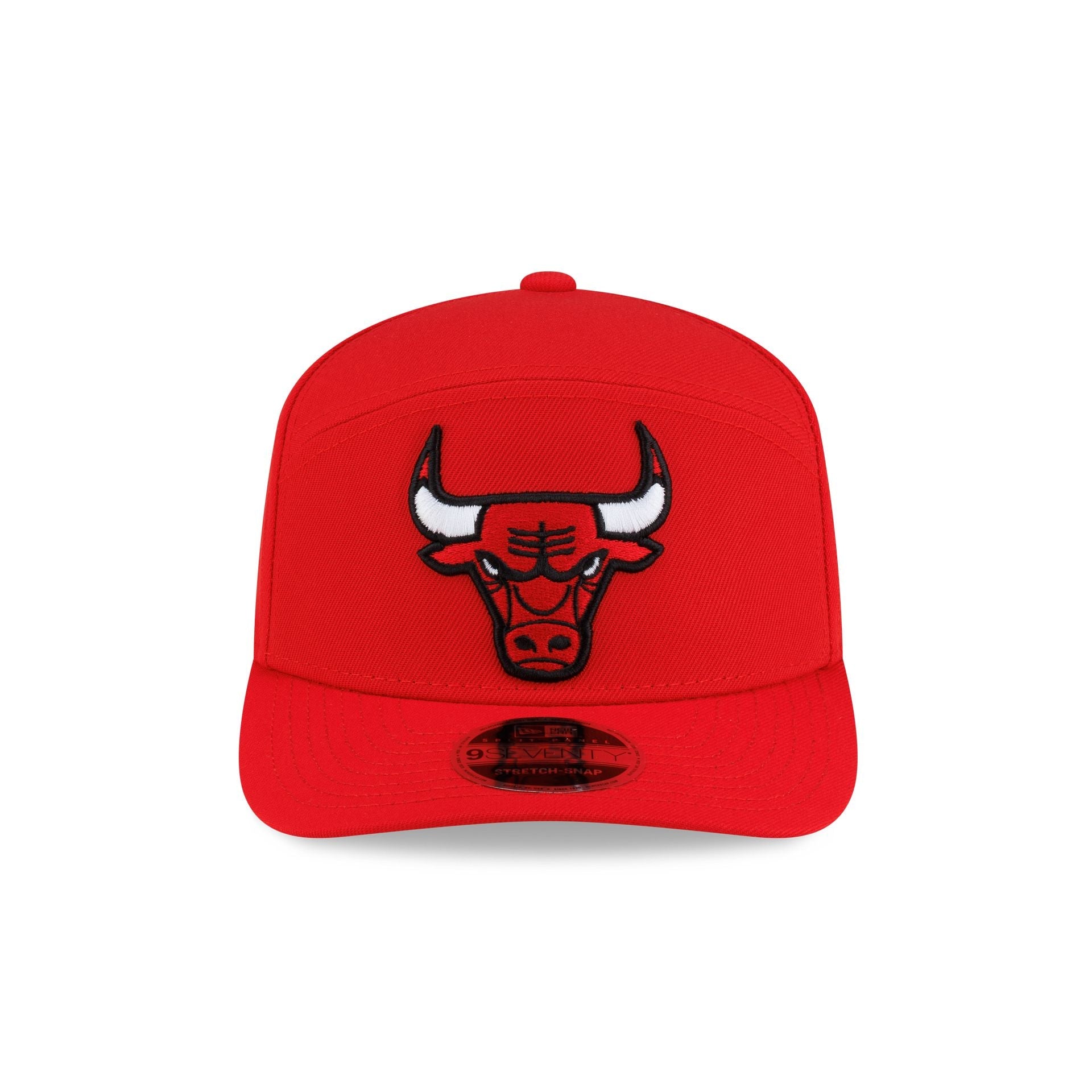 Chicago Bulls Poly Split Panel 9SEVENTY Stretch-Snap Hat
