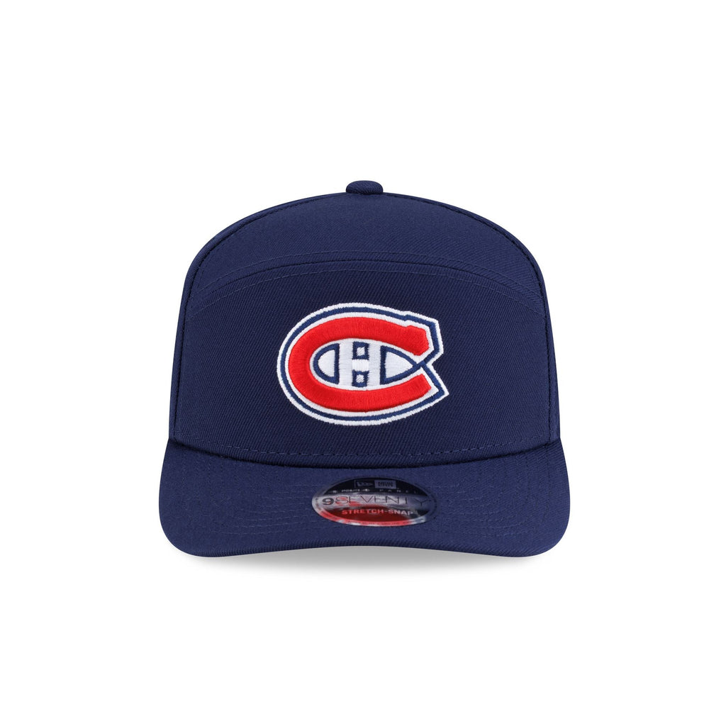 Montreal Canadiens Poly Split Panel 9SEVENTY Stretch-Snap Hat