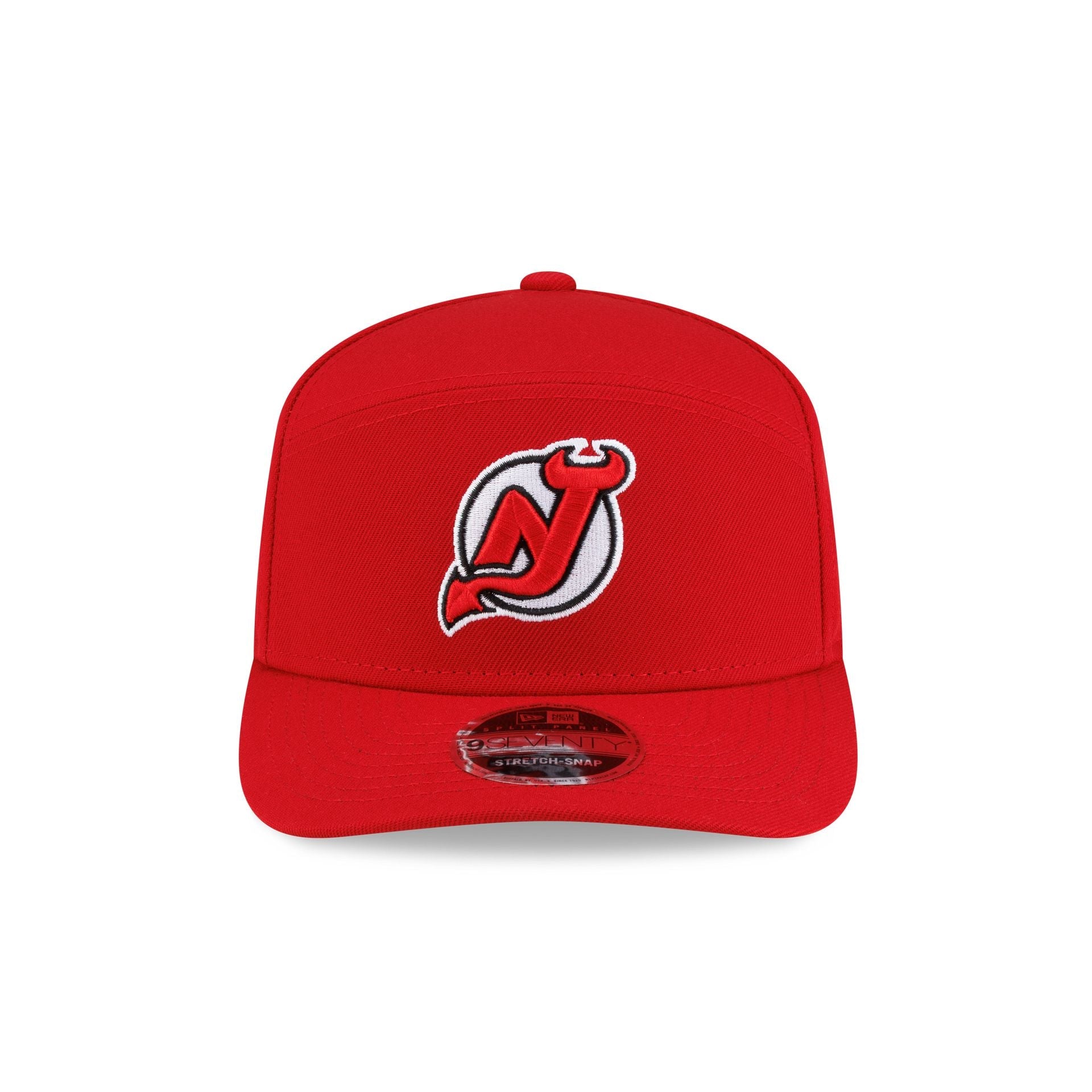 New Jersey Devils Poly Split Panel 9SEVENTY Stretch-Snap Hat