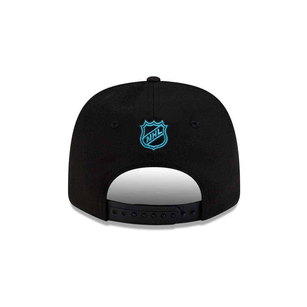 San Jose Sharks Poly Split Panel 9SEVENTY Stretch-Snap Hat