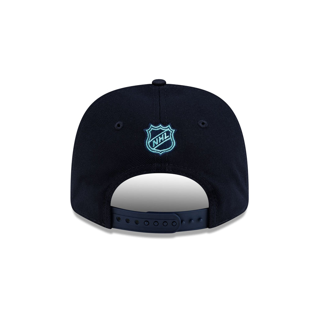 Seattle Kraken Poly Split Panel 9SEVENTY Stretch-Snap Hat