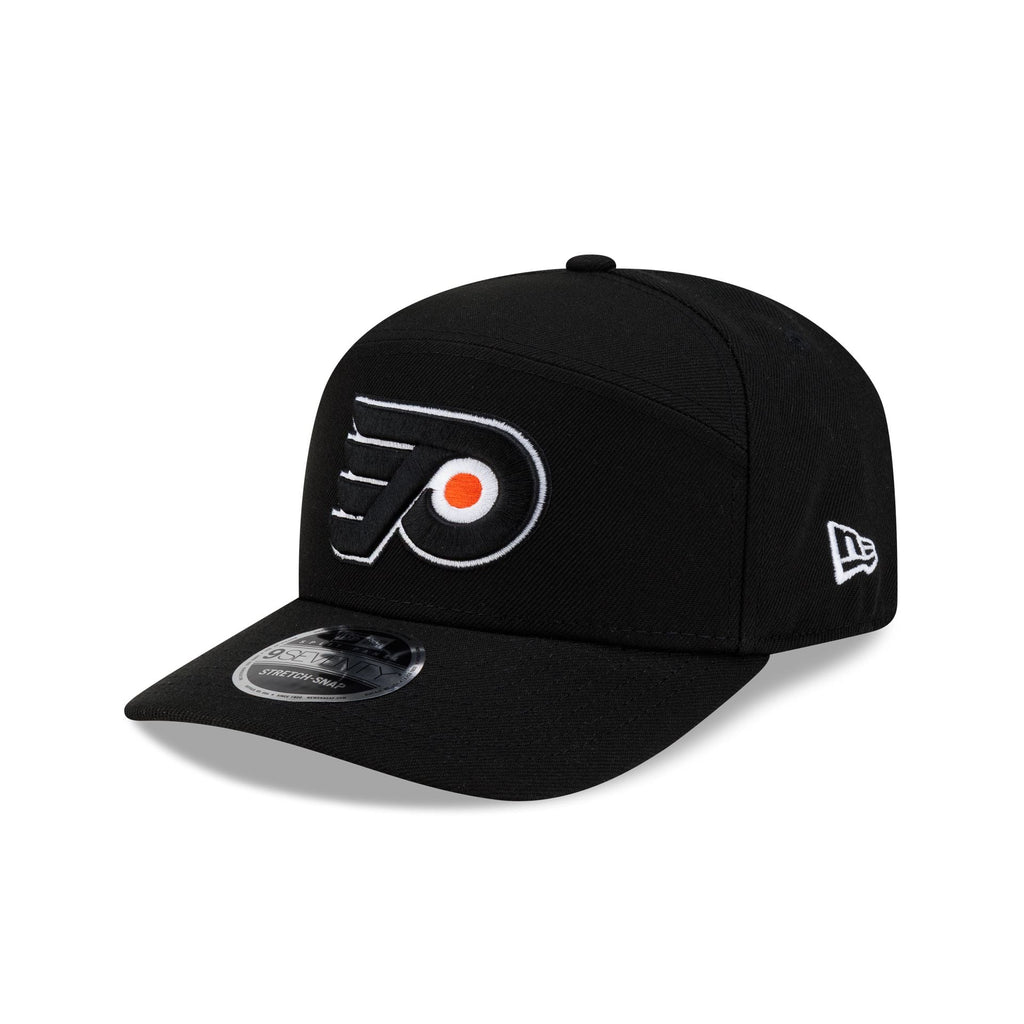 Philadelphia Flyers Poly Split Panel 9SEVENTY Stretch-Snap Hat