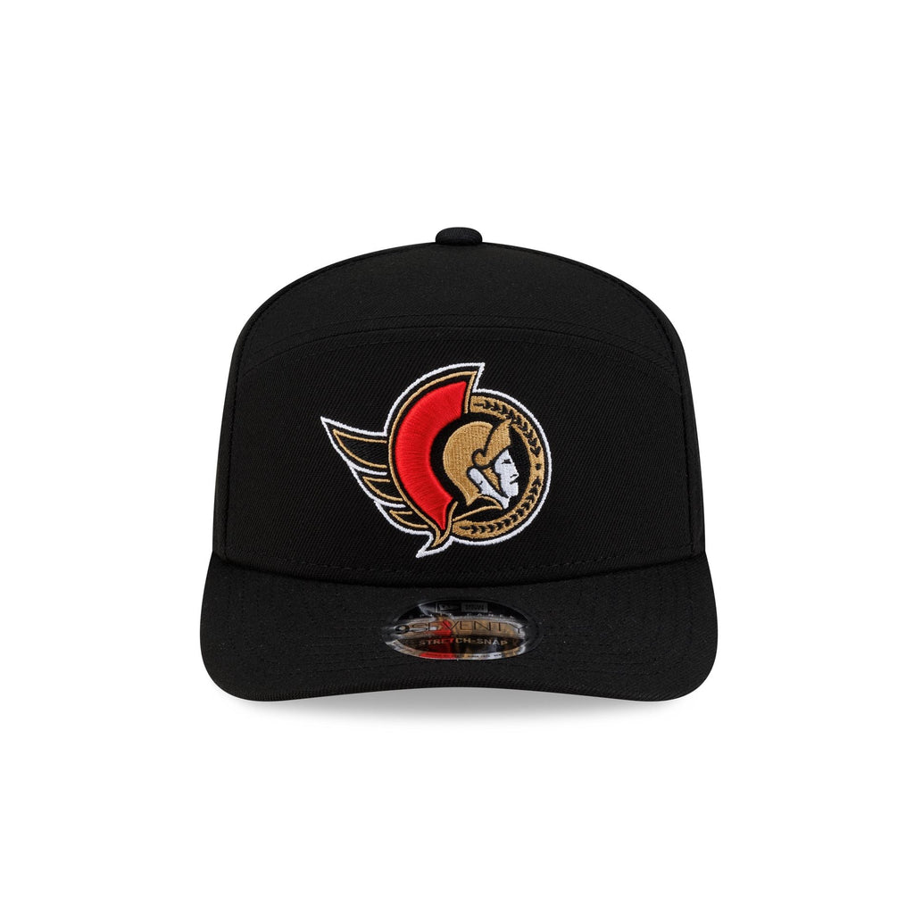 Ottawa Senators Poly Split Panel 9SEVENTY Stretch-Snap Hat