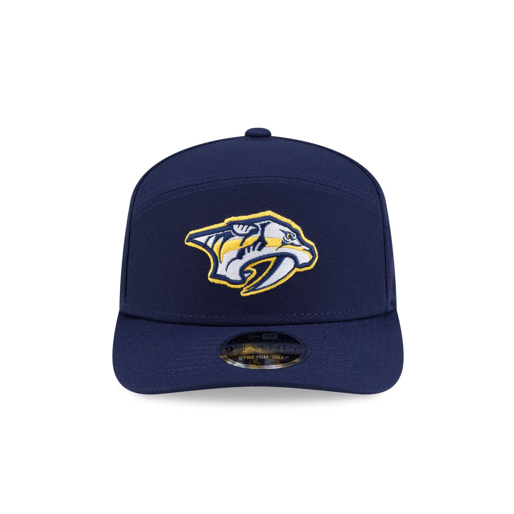 Nashville Predators Poly Split Panel 9SEVENTY Stretch-Snap Hat