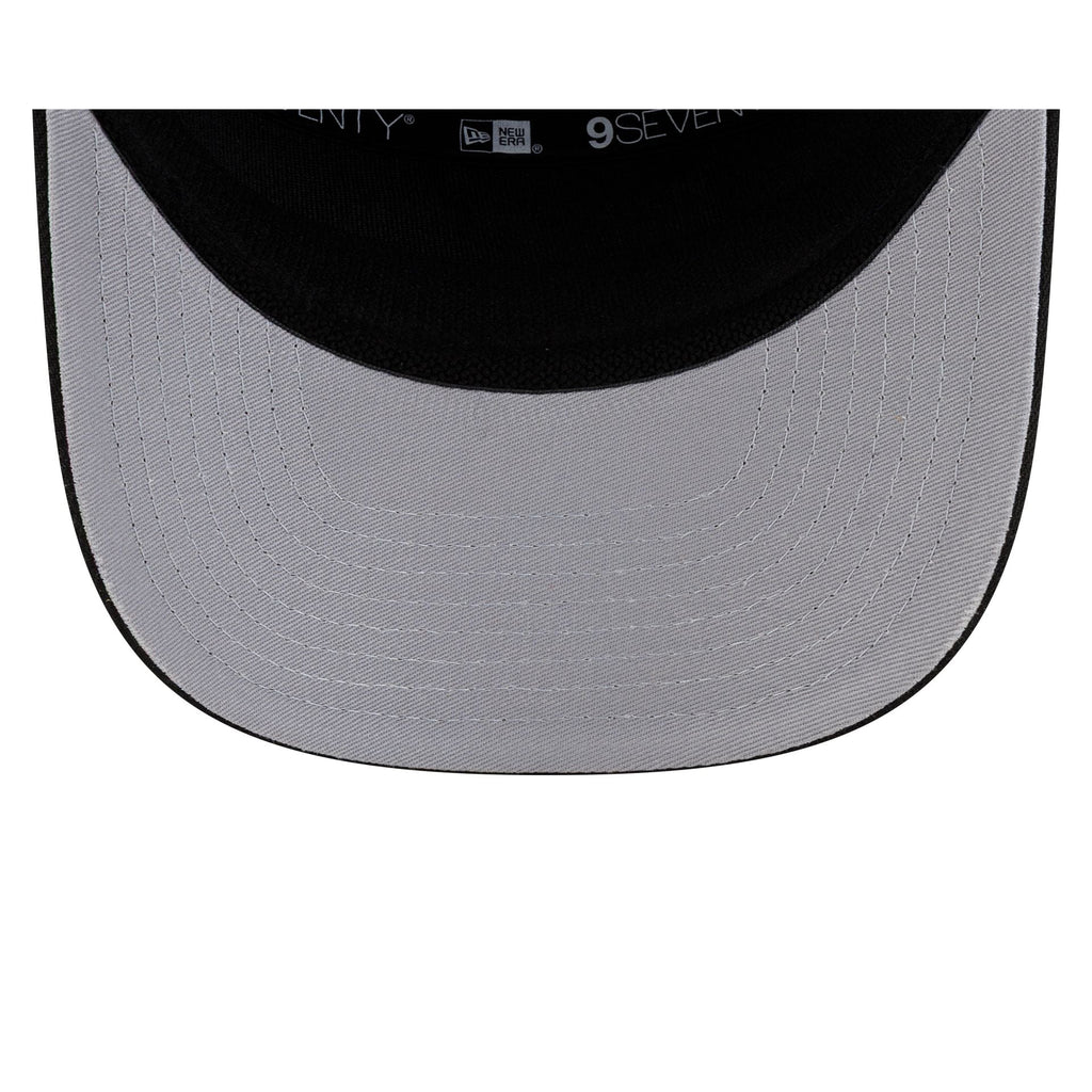 Miami Heat Poly Split Panel 9SEVENTY Stretch-Snap Hat