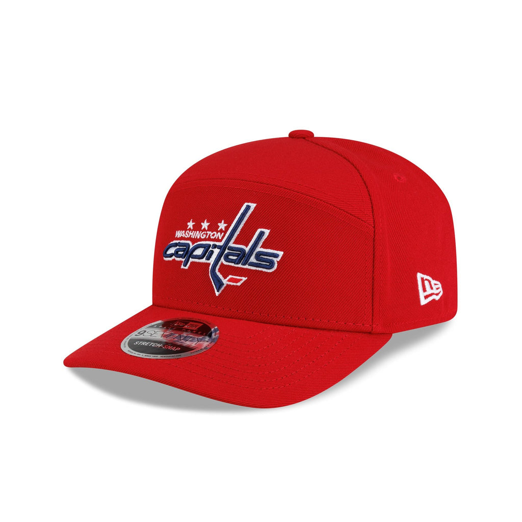 Washington Capitals Poly Split Panel 9SEVENTY Stretch-Snap Hat