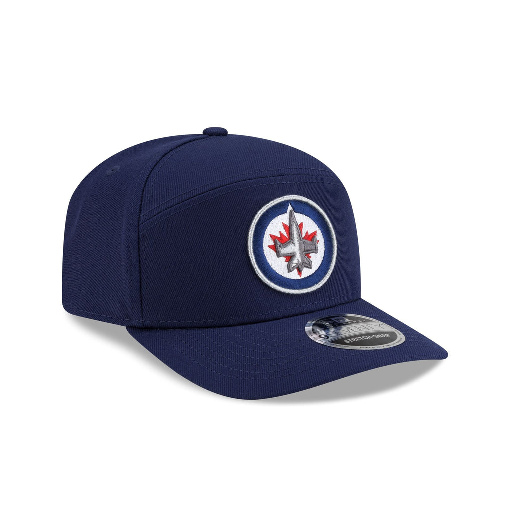 Winnipeg Jets Poly Split Panel 9SEVENTY Stretch-Snap Hat