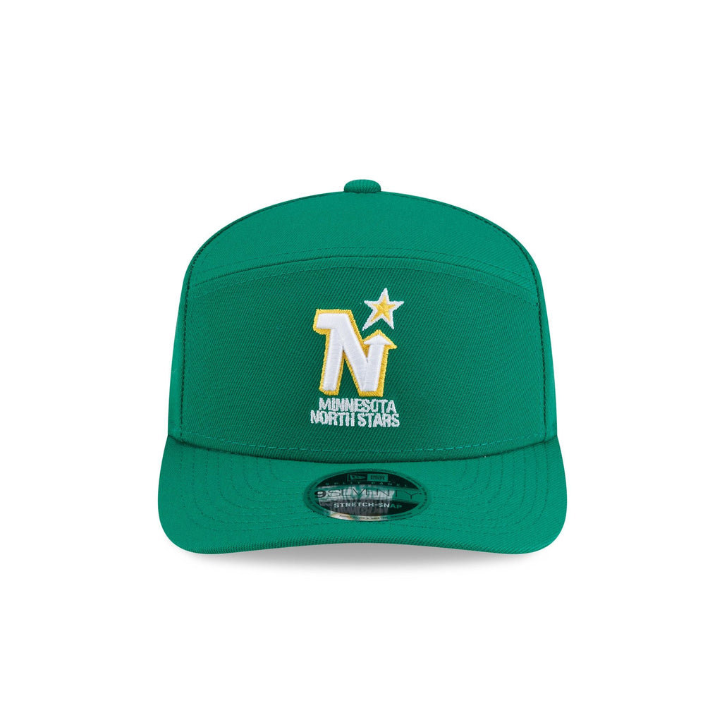 Minnesota North Stars Poly Split Panel 9SEVENTY Stretch-Snap Hat
