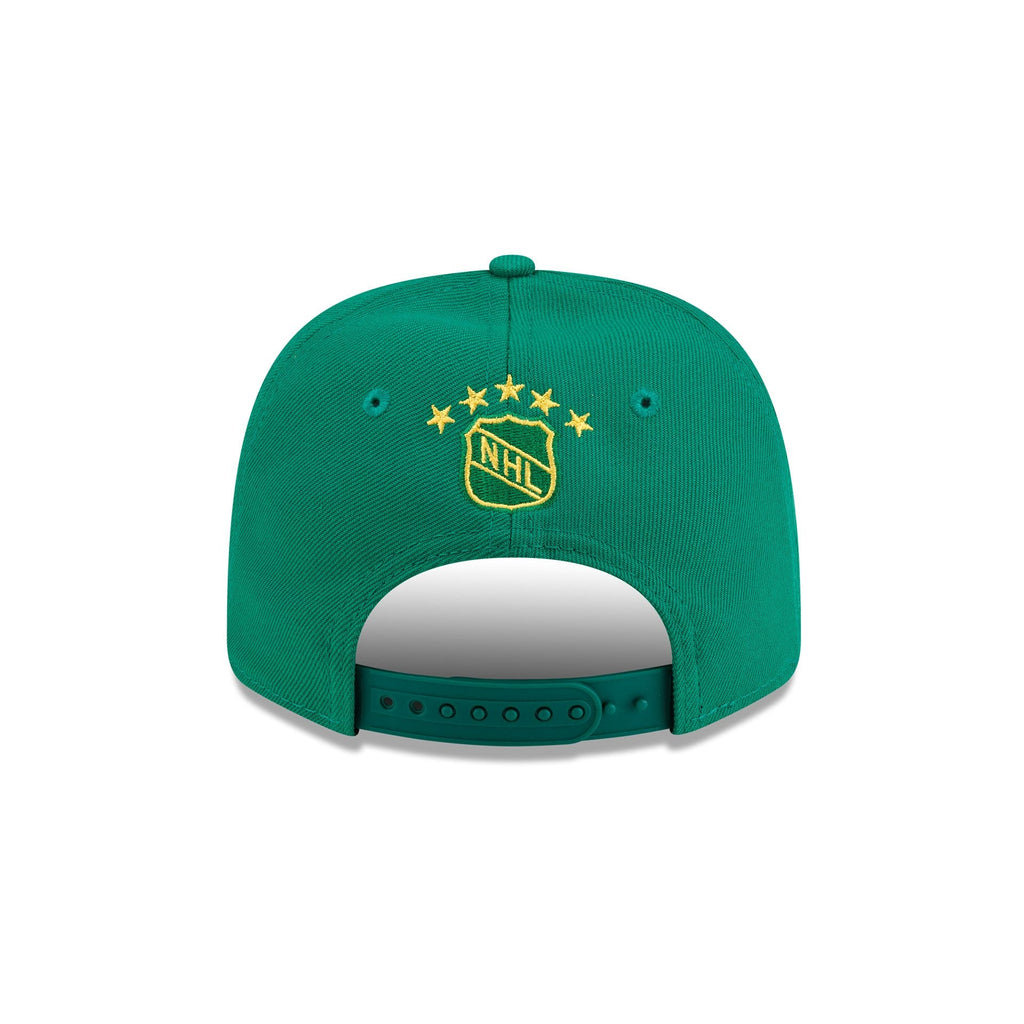 Minnesota North Stars Poly Split Panel 9SEVENTY Stretch-Snap Hat