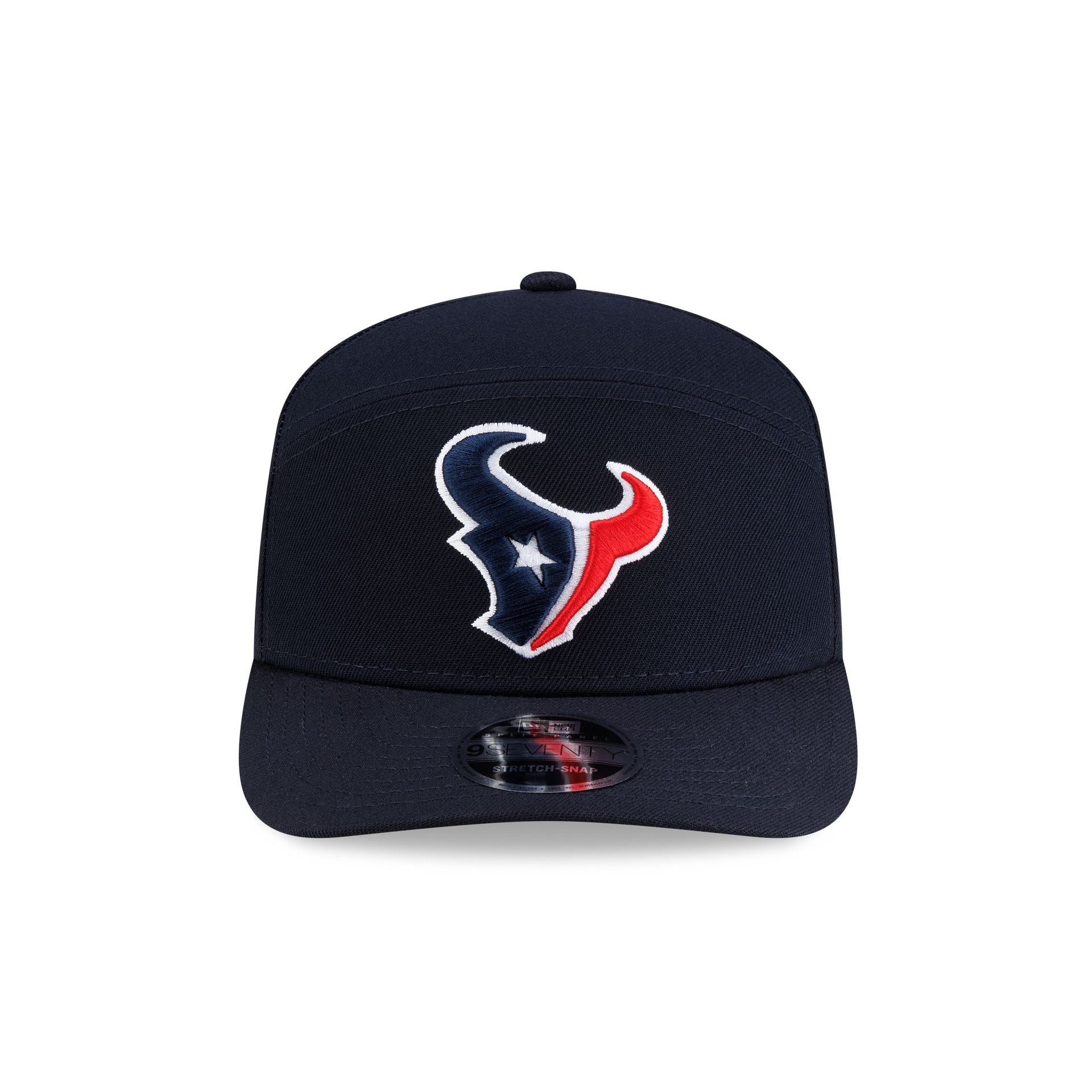 Houston Texans Poly Split Panel 9SEVENTY Stretch-Snap Hat