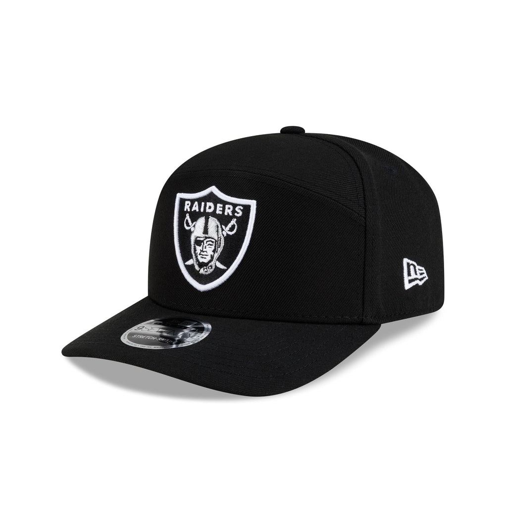 Las Vegas Raiders Poly Split Panel 9SEVENTY Stretch-Snap Hat