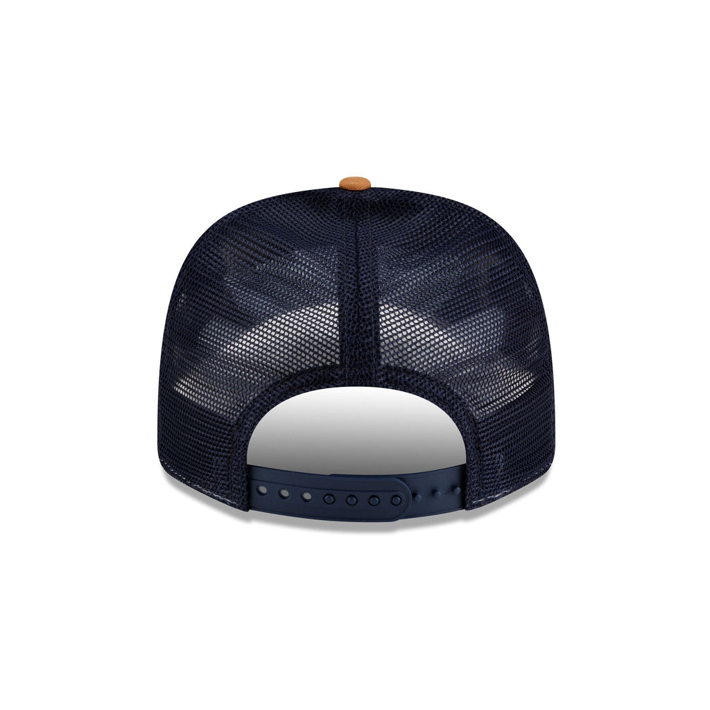 Michigan Wolverines Light Bronze Split Panel 9SEVENTY Trucker Hat