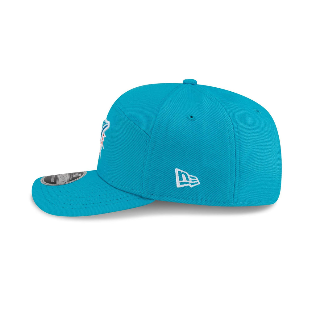 Miami Dolphins Poly Split Panel 9SEVENTY Stretch-Snap Hat