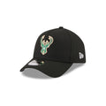 Milwaukee Bucks 2026 Draft Black 9FORTY A-Frame Snapback Hat