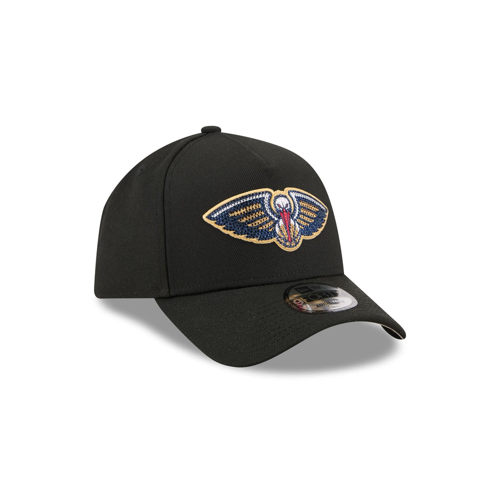 New Orleans Pelicans 2026 Draft Black 9FORTY A-Frame Snapback Hat