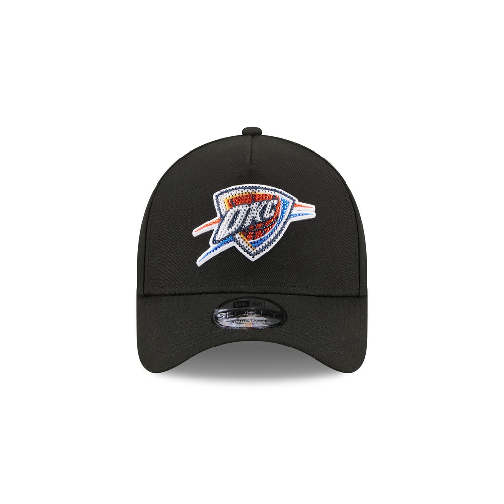 Oklahoma City Thunder 2026 Draft Black 9FORTY A-Frame Snapback Hat