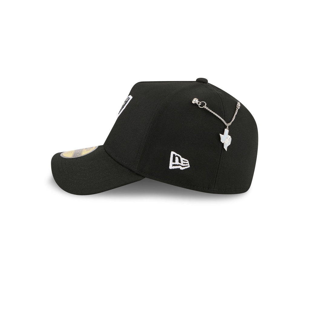 San Antonio Spurs 2026 Draft Black 59FORTY A-Frame Fitted Hat