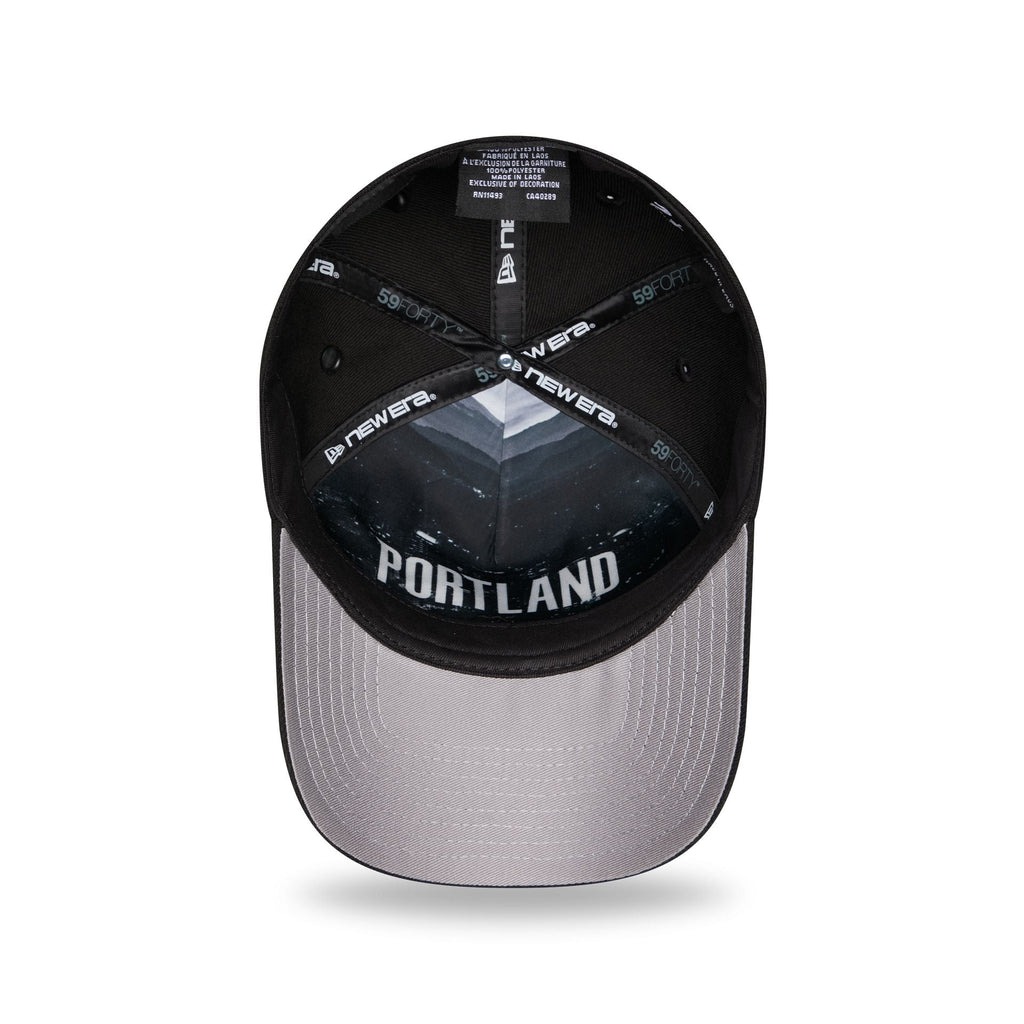 Portland Trail Blazers 2026 Draft Black 59FORTY A-Frame Fitted Hat
